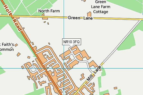 NR10 3FQ map - OS VectorMap District (Ordnance Survey)