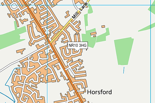 NR10 3HG map - OS VectorMap District (Ordnance Survey)