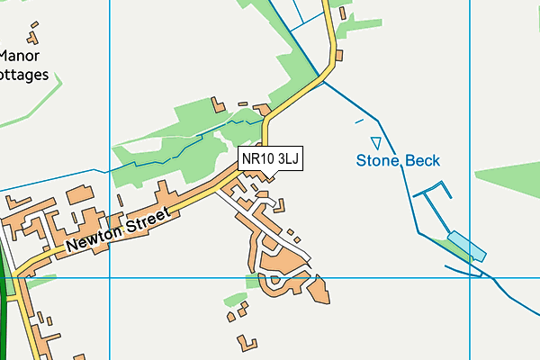 NR10 3LJ map - OS VectorMap District (Ordnance Survey)
