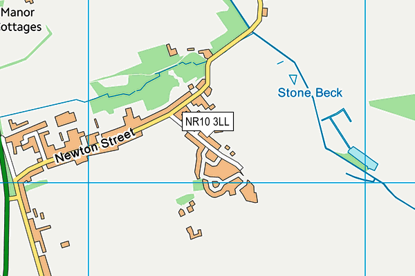 NR10 3LL map - OS VectorMap District (Ordnance Survey)