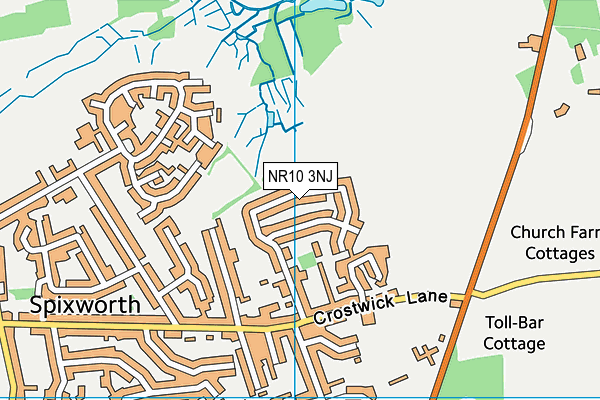 NR10 3NJ map - OS VectorMap District (Ordnance Survey)