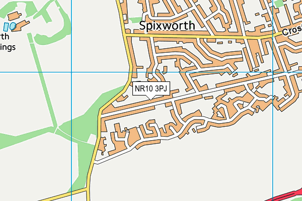 NR10 3PJ map - OS VectorMap District (Ordnance Survey)