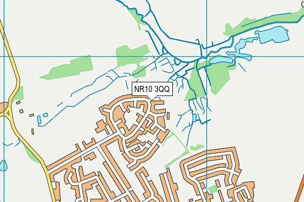NR10 3QQ map - OS VectorMap District (Ordnance Survey)
