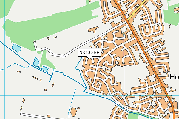 NR10 3RP map - OS VectorMap District (Ordnance Survey)