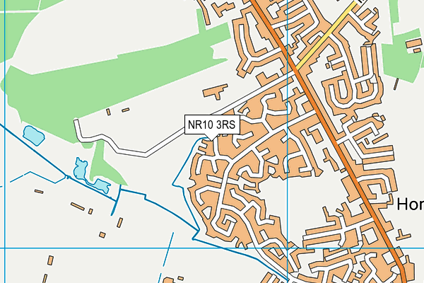 NR10 3RS map - OS VectorMap District (Ordnance Survey)