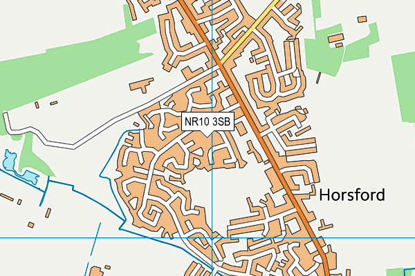 NR10 3SB map - OS VectorMap District (Ordnance Survey)