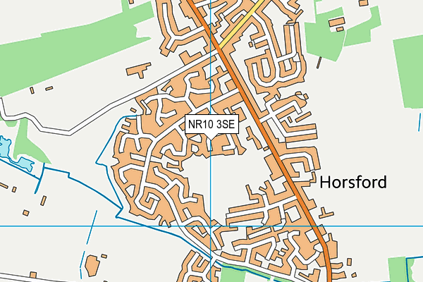 NR10 3SE map - OS VectorMap District (Ordnance Survey)