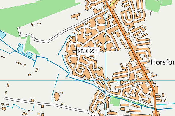 NR10 3SH map - OS VectorMap District (Ordnance Survey)
