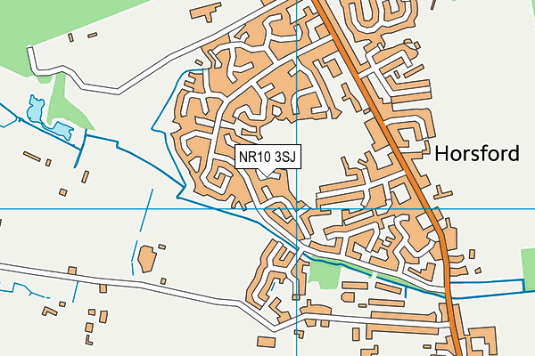 NR10 3SJ map - OS VectorMap District (Ordnance Survey)