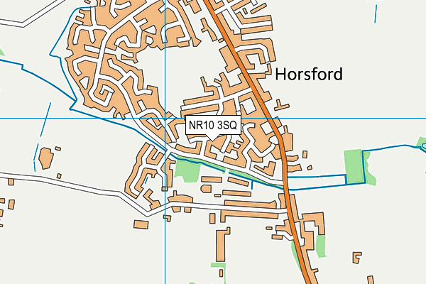 NR10 3SQ map - OS VectorMap District (Ordnance Survey)