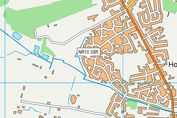 NR10 3SR map - OS VectorMap District (Ordnance Survey)