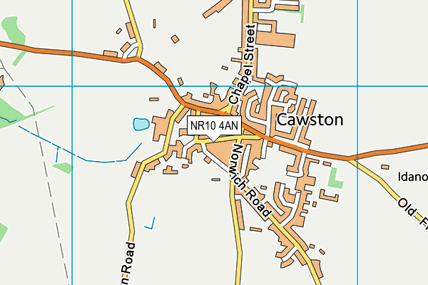 NR10 4AN map - OS VectorMap District (Ordnance Survey)