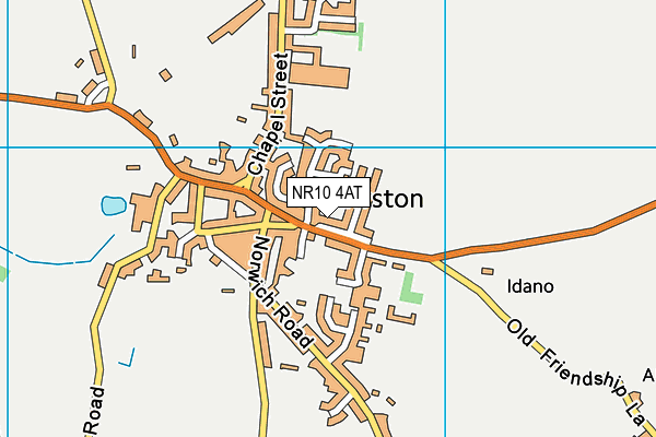 NR10 4AT map - OS VectorMap District (Ordnance Survey)