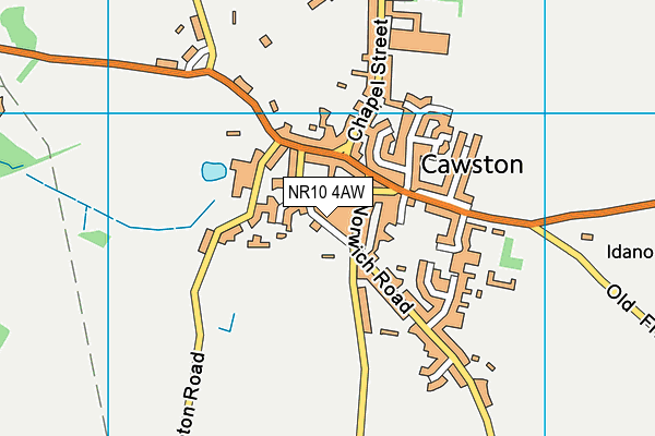 NR10 4AW map - OS VectorMap District (Ordnance Survey)