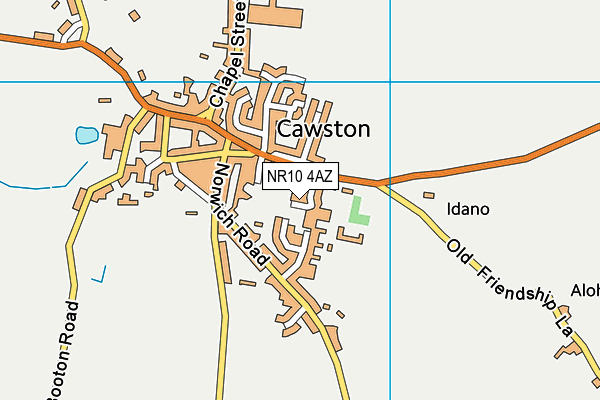 NR10 4AZ map - OS VectorMap District (Ordnance Survey)
