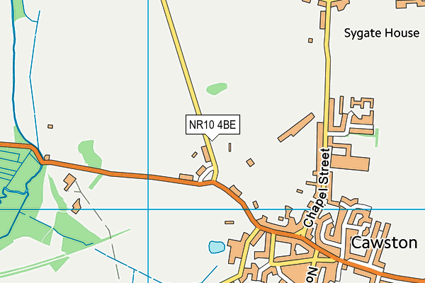 NR10 4BE map - OS VectorMap District (Ordnance Survey)