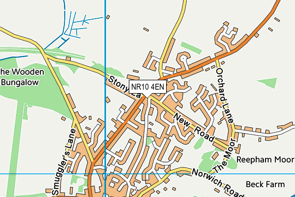 NR10 4EN map - OS VectorMap District (Ordnance Survey)