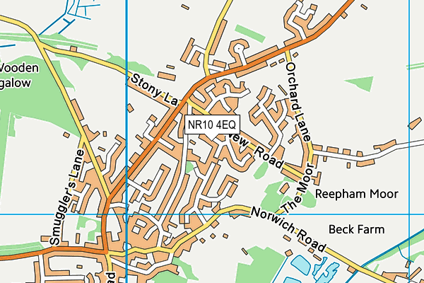 NR10 4EQ map - OS VectorMap District (Ordnance Survey)