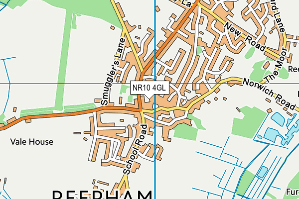 NR10 4GL map - OS VectorMap District (Ordnance Survey)