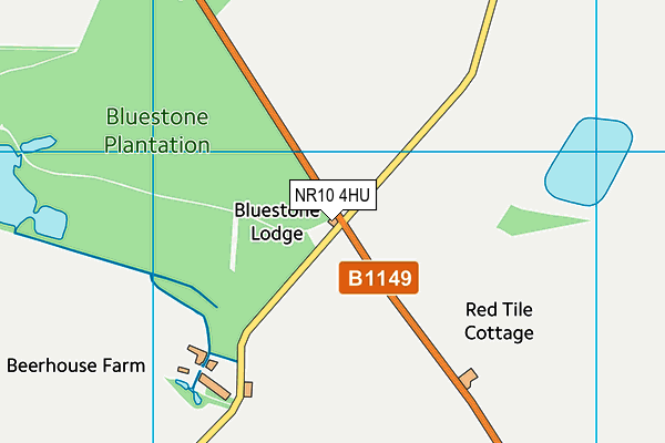 NR10 4HU map - OS VectorMap District (Ordnance Survey)