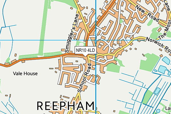NR10 4LD map - OS VectorMap District (Ordnance Survey)
