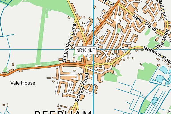 NR10 4LF map - OS VectorMap District (Ordnance Survey)
