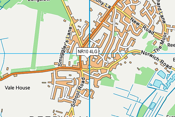 NR10 4LG map - OS VectorMap District (Ordnance Survey)