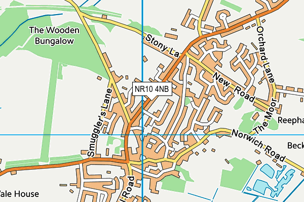 NR10 4NB map - OS VectorMap District (Ordnance Survey)