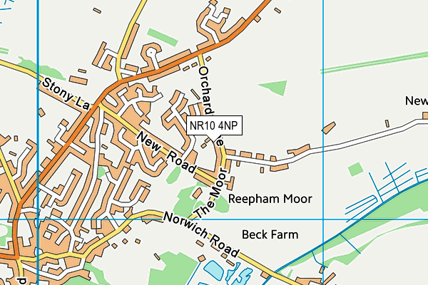 NR10 4NP map - OS VectorMap District (Ordnance Survey)