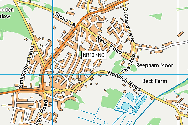 NR10 4NQ map - OS VectorMap District (Ordnance Survey)