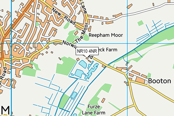 NR10 4NR map - OS VectorMap District (Ordnance Survey)