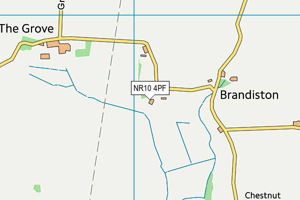 NR10 4PF map - OS VectorMap District (Ordnance Survey)