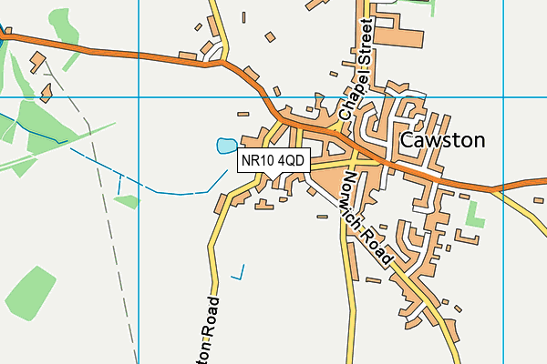 NR10 4QD map - OS VectorMap District (Ordnance Survey)