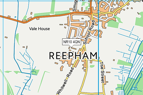 NR10 4QN map - OS VectorMap District (Ordnance Survey)