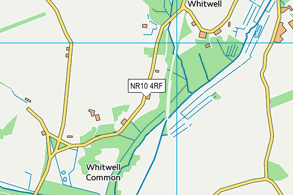 NR10 4RF map - OS VectorMap District (Ordnance Survey)