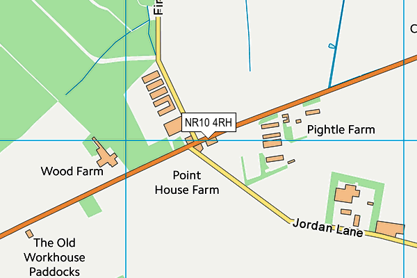 NR10 4RH map - OS VectorMap District (Ordnance Survey)