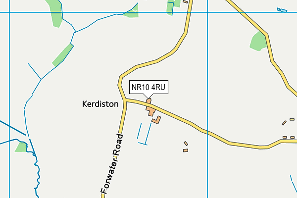 NR10 4RU map - OS VectorMap District (Ordnance Survey)