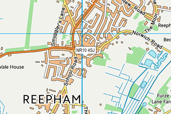 Map of HH REEPHAM LIMITED at district scale