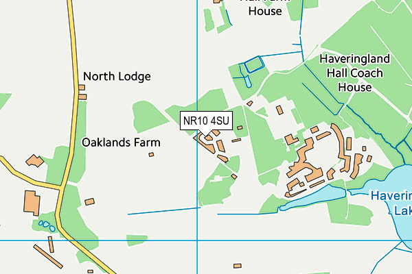 NR10 4SU map - OS VectorMap District (Ordnance Survey)