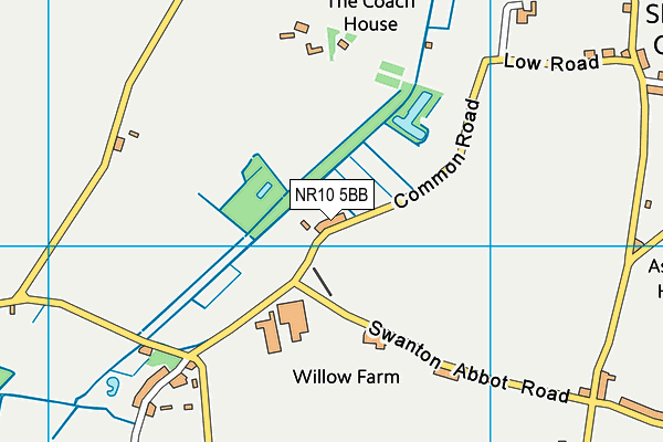 NR10 5BB map - OS VectorMap District (Ordnance Survey)
