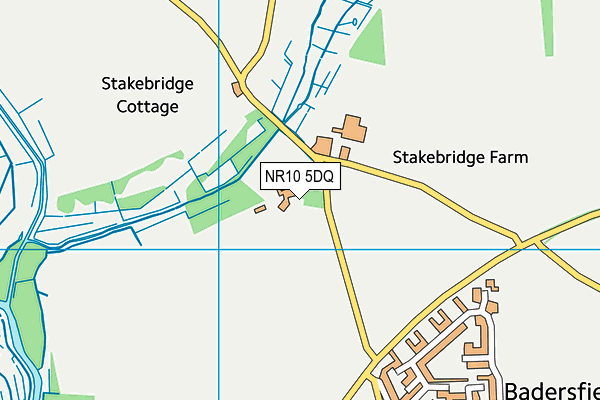 NR10 5DQ map - OS VectorMap District (Ordnance Survey)