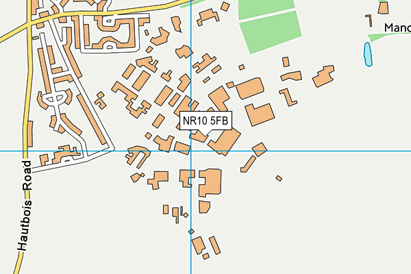 Scottow Enterprise Park map (NR10 5FB) - OS VectorMap District (Ordnance Survey)