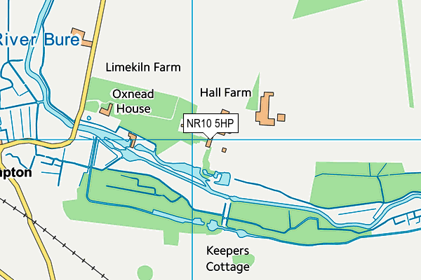 NR10 5HP map - OS VectorMap District (Ordnance Survey)