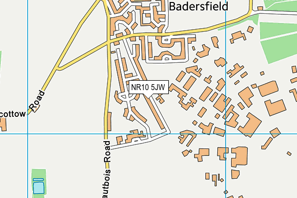 UET Pathfinder Academy map (NR10 5JW) - OS VectorMap District (Ordnance Survey)