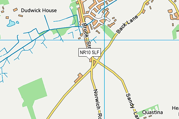 NR10 5LF map - OS VectorMap District (Ordnance Survey)