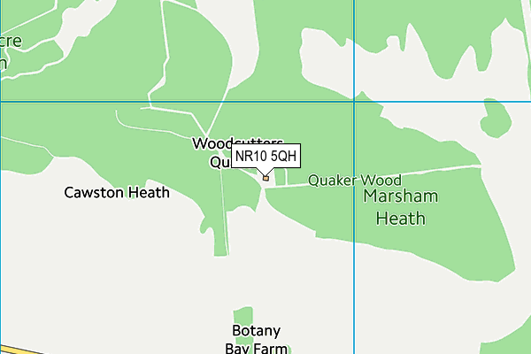 NR10 5QH map - OS VectorMap District (Ordnance Survey)