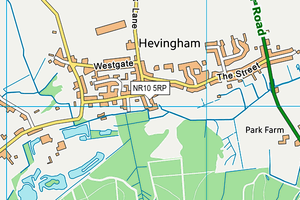 NR10 5RP map - OS VectorMap District (Ordnance Survey)
