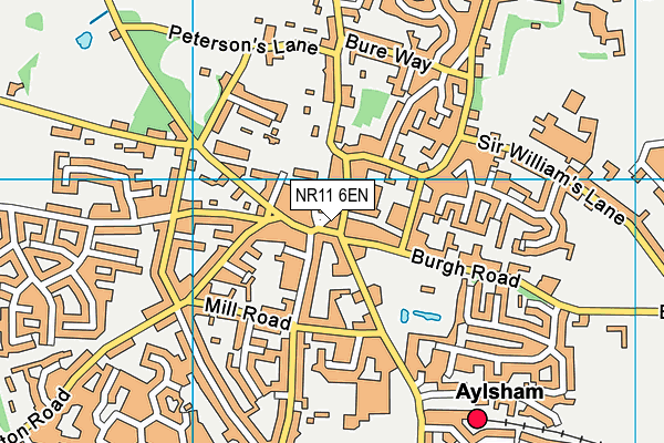 NR11 6EN map - OS VectorMap District (Ordnance Survey)