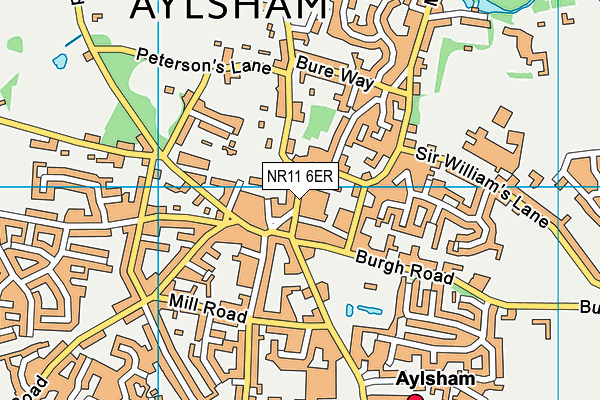 Map of AYLSHAM COMPUTERS LIMITED at district scale
