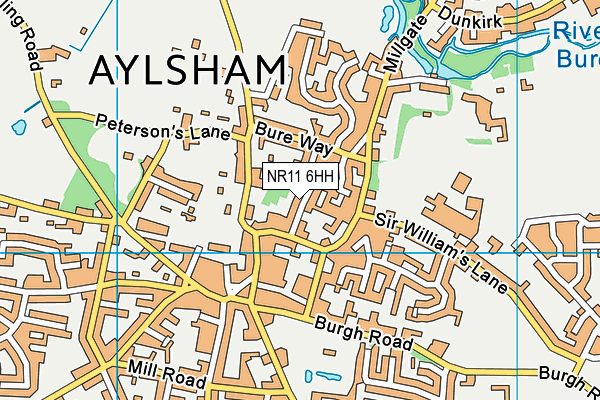 NR11 6HH map - OS VectorMap District (Ordnance Survey)